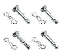 4x Bullone Di Taglio 40Mm + Perno Adatto Per AL-KO 620 II Snowline Spazzaneve