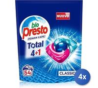 4x Bundle Bio Presto Lavatrice Power Caps X54 Classico
