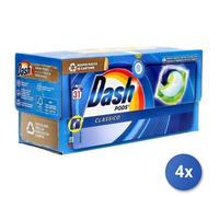 4x Bundle Dash Lavatrice Ecodosi 31 Pezzi Classico Made In Italy