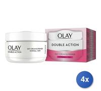 4x Bundle Olay Viso Essential Beauty 50 Ml. Crema P.Normali/Secc
