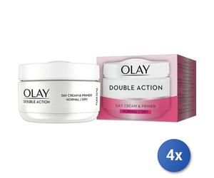 4x Bundle Olay Viso Essential Beauty 50 Ml. Crema P.Normali/Secc