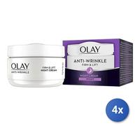 4x Bundle Olay Viso Tonifica & Rassoda 50 Ml. Crema 24 Ore Made In Italy