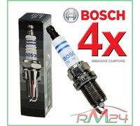 4x CANDELA ACCENSIONE BOSCH SUPER PLUS WR7BC+ PER DACIA 1300 1310 1.3 72-98
