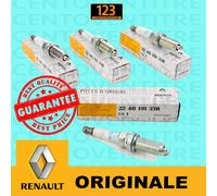 4x CANDELE ORIGINALI RENAULT CLIO KANGOO MEGANE SCENIC TWINGO 224019133R