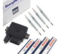 4x Candeletta Bosch 1x Beru Centralina Candelette/Tempo Luminosità per BMW 1 3 5