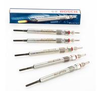 4x Candelette original Bosch 0250203001 per Fiat Croma 194 2.4D Multijet