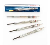 4x Candelette original Bosch Duraterm 0250203002 per Suzuki Evento Swift Splash