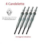 4x CANDELETTE ORIGINALE RENAULT RENAULT MEGANE I 1995>2003