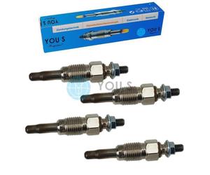 4x Candelette You.S Per VW GOLF I 1.5 D 1.6D/TD e GOLF II 1.6D/TD
