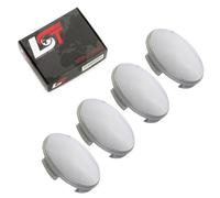 4X Cappucci Di Ruota Coprimozzo Grigio Curvo Ø 60Mm Per LAND ROVER