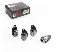 4X Cappucci Valvola Universali Copertura Granata Croma Flop Valvola Schrader