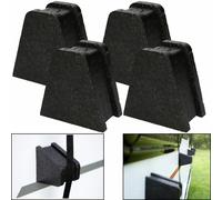 4x Caravan Distanziale Set Angoli Protettivi Roulotte Telo Schutzdächer