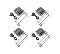 4X Caricabatteria con Display Digitale 6 nel 1 per 3 Drone Battery Charging Hub Caricabatteria Rapido Intelligente Spina UE