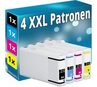 4X CARTUCCE Compatibili EPSON WORKFORCE Pro WP4015DN WP4095DN WP4515DN WP4525DNF