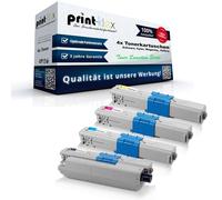 4X Cartucce Di Toner Ufficio Per OKI MC 562 DNW Toner A Colori Toner Quantum