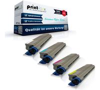 4x Cartucce Toner Compatibili per Oki MC851CDTN Mc 861 Solutions Office