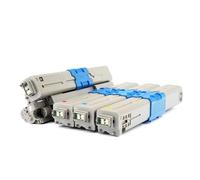 4x Cartuccia Toner Compatibile for OKI C332 C332dn MC363 MC363dn C332 Dn MC363 Dn Circuito Integrato di Ripristino 46508712 46508711 46508710 46508709(46508720 19 18 17 AU)