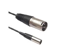 4X Cavo Audio da 3 Pin Maschio A 3 Pin XLR Maschio Cavo Audio da XLR Maschio A XLR Maschio Cavo Audio Connettore Cavo Microfono
