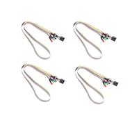 4X Cavo D’Interruttore di Ripristino di ATX Alimentazione per Cassa del PC con Il HDD LED Rosso E Verde di 20mm.