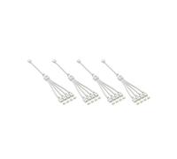 4X Cavo di Prolunga 5V un 3 Pin per Scheda Madre del Computer Prolunga di Collegamento Cavo Hub 1 Punto 4 Splitter ARGB, Bianca