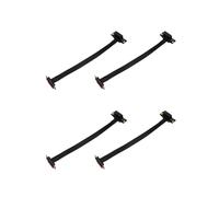 4X Cavo Riser PCIE X1 Dual 90 Gradi Ad Angolo Retto PCIe 3.0 X1 A X1 Cavo di Prolunga 8 Gbps PCI Express 1X Scheda Riser 20 cm