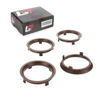4x Centraggio Braun Cerchi IN Lega Mozzo Ruota Ø 63,4 - 70,1 MM per Audi Tt 8J