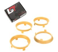 4X Centratori Distanza Gialli Cerchi In Alluminio Ø 56,1 Mm - Ø 60,1 Mm Per MINI
