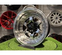 4X Cerchi 16" R16 Diamond W3910 5X127 Nero Lucido CB 87.1 4Pz