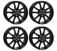 4x Cerchi AUTEC BRIXEN 6.5x16 ET41 5x112 Schwarz