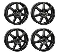4x Cerchi AUTEC TALLIN ECE 6.5x17 ET40 5x100 Schwarz