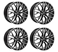 4x Cerchi Carmani 20 Ludwig 8,0x18 ET30 5x112 black polish compatibile con VW Arteon Beetle Golf VII Passat Phaeton Scirocco Sharan Tiguan T
