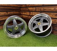 4X Cerchi Ferrari Azev Style Grigi Diamond Cut 17" 5x112/5x120 5 Fori