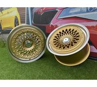 4X Cerchi R18 Mesh Style Bronzo+Labbro Lucidato 5X112/5X120 Per Mercedes-Benz