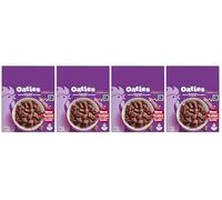4X Cereali Oaties di Avena Integrale Croccante al CACAO, Grano e Mais, 360g