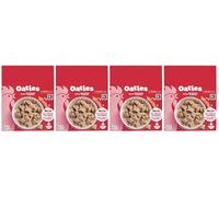4X Cereali Oaties di Avena Integrale Croccante, Grano e Mais, 360g