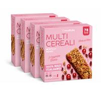 4X Cerealitalia Multi Cereali Barrette ai Mirtilli Rossi 126g