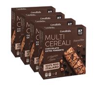 4X Cerealitalia Multi Cereali Barrette Cioccolato Extra Fondente 126g