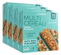 4X Cerealitalia Multi Cereali Barrette Gusto Classico Vitamine Ferro 126g