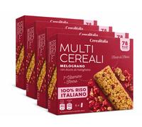4X Cerealitalia Multi Cereali Barrette Melograno e Mirtilli Rossi 126g