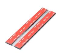 4x cerniere flessibili trasparenti in acrilico 150 mm, autoadesive | 150 mm, trasparente: Cerniere sottili monoblocco autoadesive: senza perni metallici soggetti a ruggine o blocchi; coperchi