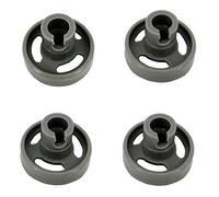 4X Cesto Inferiore Lavastoviglie Rack Ruote Compatibile con Creda C00056347 C00110371,CDA MW001IN-0 WC430-0 WC430IN, Bush 0120200964 0120200965 WQP12-9348,Ariston C00094189 C00056347