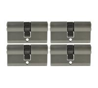 4x Cilindro a Profilo 70mm 35/35 20x Chiave Porta Zylinder Serratura con Uguali