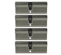 4x Cilindro a Profilo 85mm 40/45 + 20 Chiave Porta Zylinder Serratura con Uguali