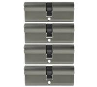 4x Cilindro a Profilo 90mm 45/45 10x Chiave Porta Zylinder Serratura con Uguali