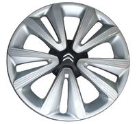 4x Citroën C3 II Copricerchi Originale 16 Zoll Nero/Argento OE 5416S1 / 5416.S1