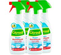 4x Citrosil Home Protection Sgrassatore Bagno con Vere Essenze di Agrumi 4x650ml