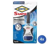 4x Collante Uhu Bostik Super Precision, modello D2503, per incollaggi precisi
