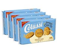 4X Colussi Sempre con Te Biscotti con Latte e Avena 6 Monoporzioni Frollini Croccanti, Ideali per Colazione, Merenda, Ufficio, Scuola e Snack Fuori Casa 288g