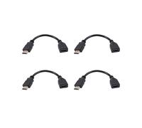 4X -Compatibile Maschio A Femmina Cavo di Estensione Corto E Comodo per Chrome Cast, Fire Tv Stick, Connessione Stick per Tv