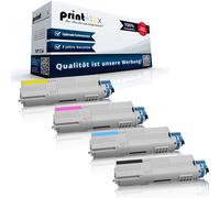 4x Compatibile Toner Set Per OKI C 532DN 542DN